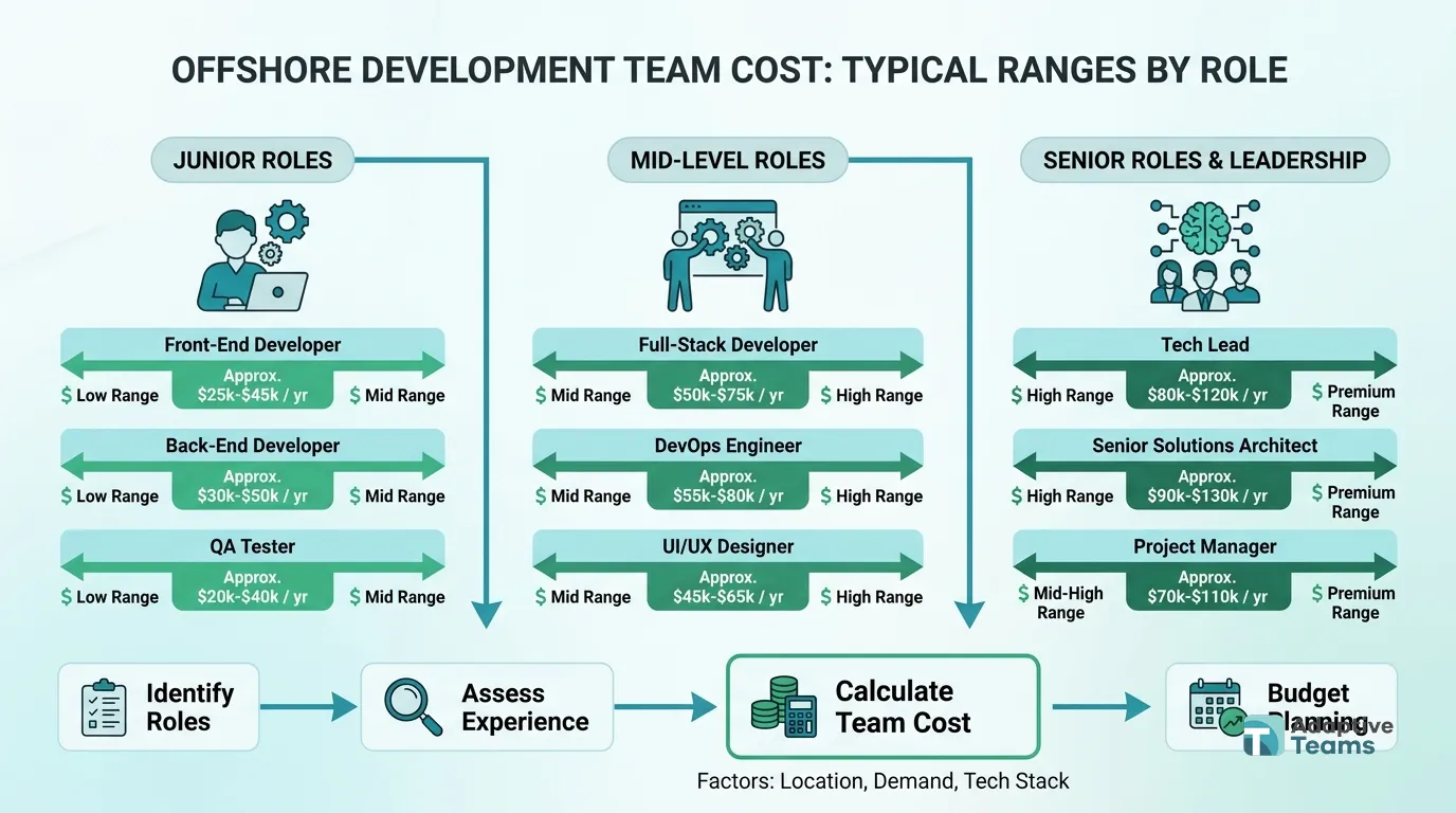 Typical cost ranges by role