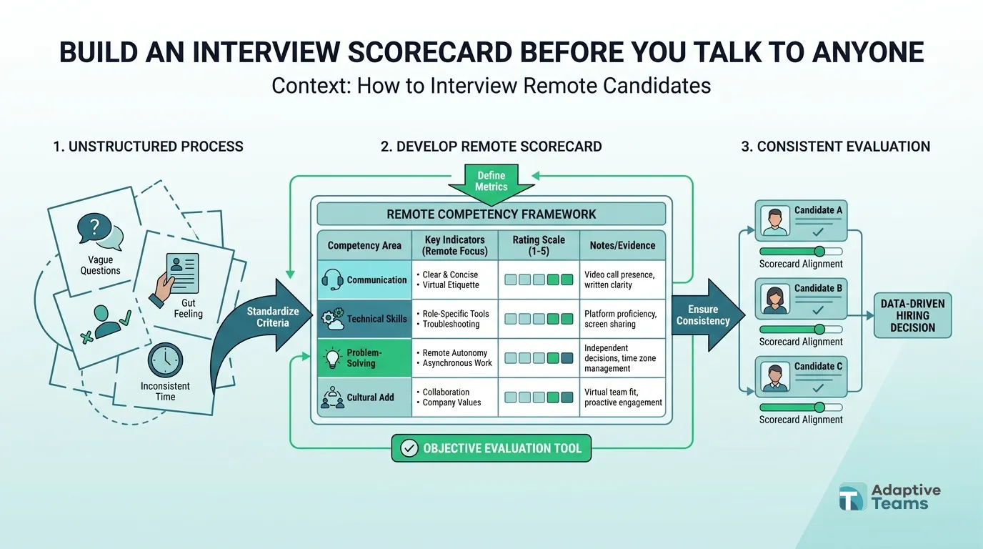 Build An Interview Scorecard Before You Talk To Anyone