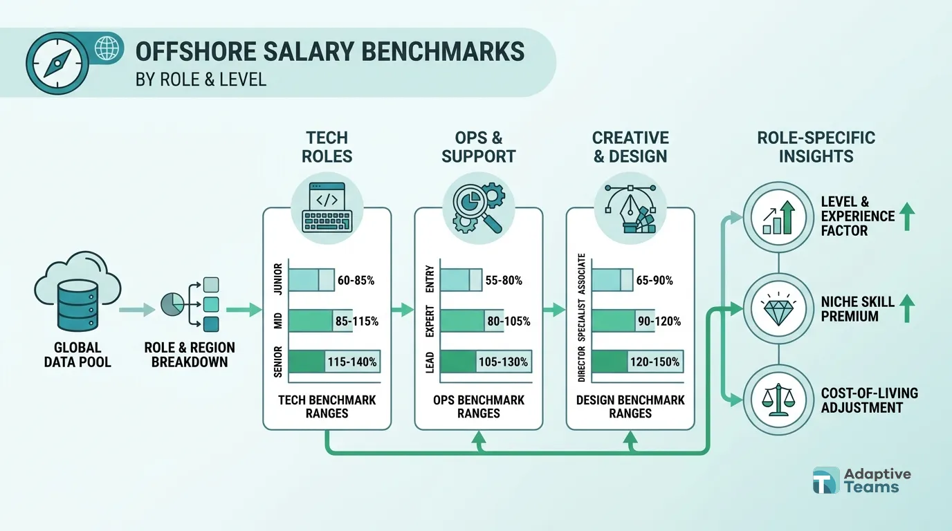 Offshore salary benchmarks by role