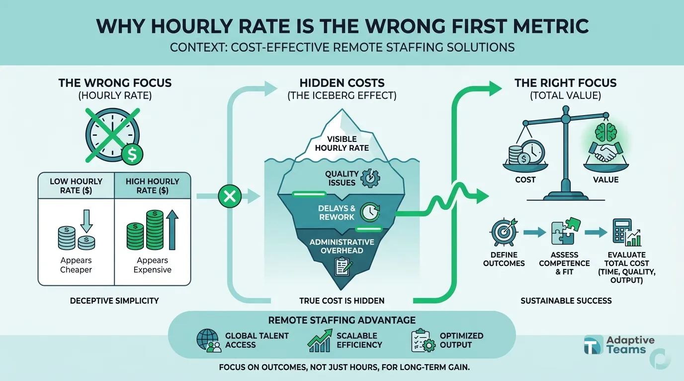 Why hourly rate is the wrong first metric